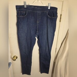 Levi's Women's Plus Size 20W  M Blue Pull-On Jeans